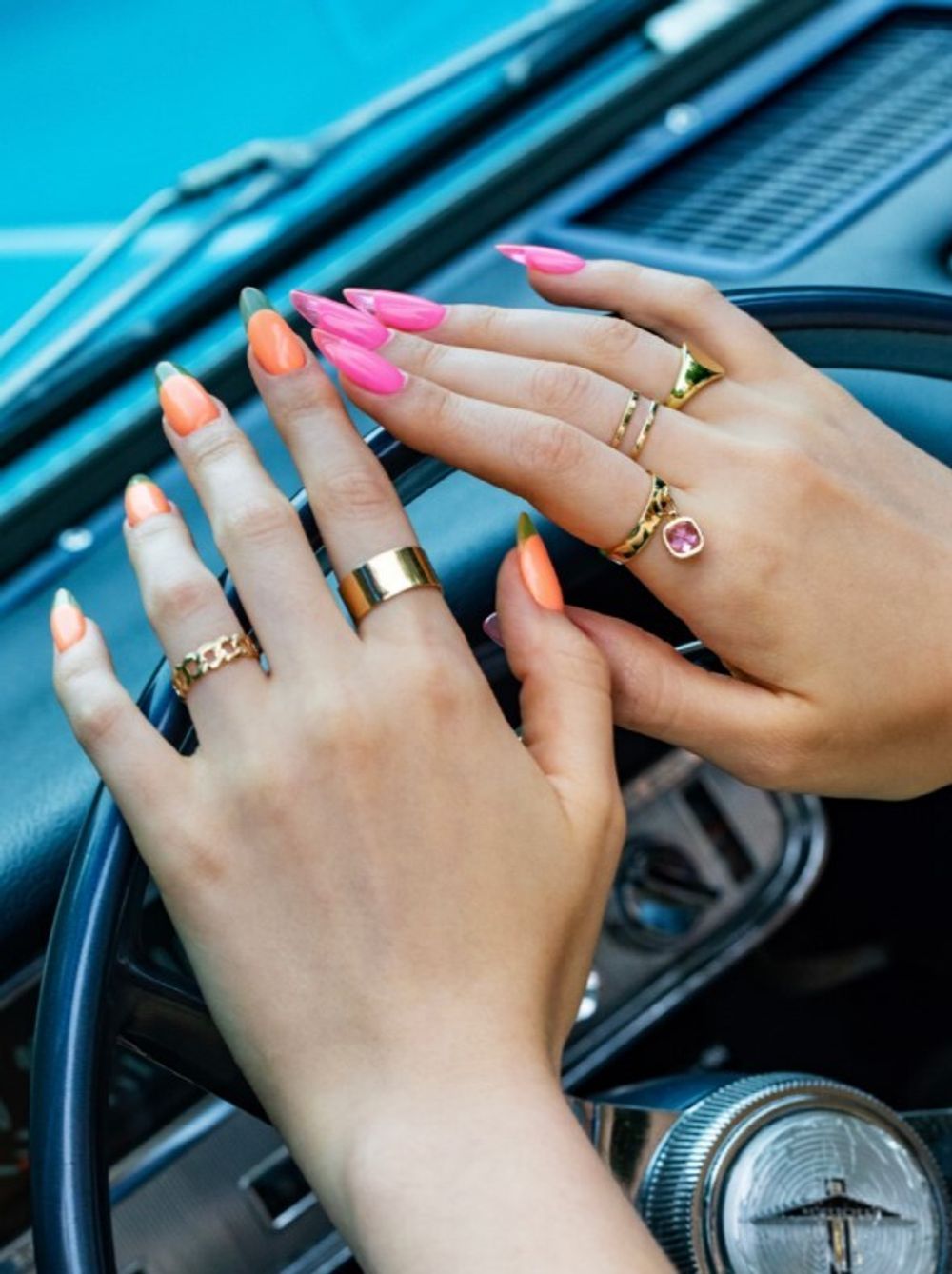 витражные гель-лаки дизайн