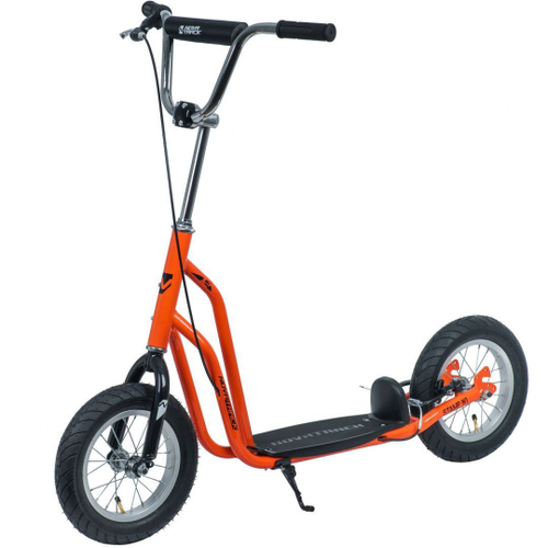 Самокат для детей Novatrack STAMP N1, ручной тормоз V-brake, дропаут, мягкая накладка на руле, оранжевый 12STAMPN1.OR20
