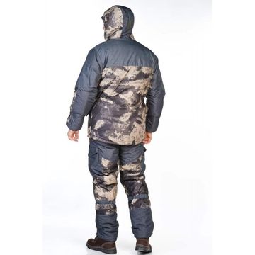 Костюм "Горка Зима" кур+бр (Алова/Таслан, серый/туман)