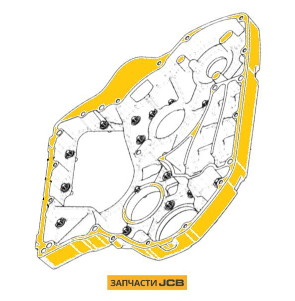 Крышка корпуса ДВС JCB 320/05396