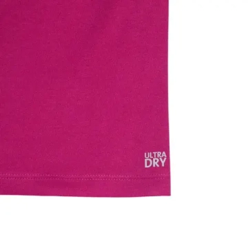 Женская теннисная футболка Lacoste Ultra Dry Technical Cotton Sport - fuchsia pink