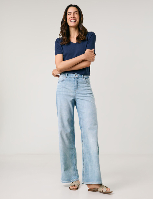 Джинсы из хлопка