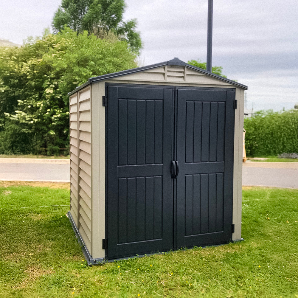 Сарай-хозблок пластиковый для дачи StoreMate Plus (234х313х186 см)