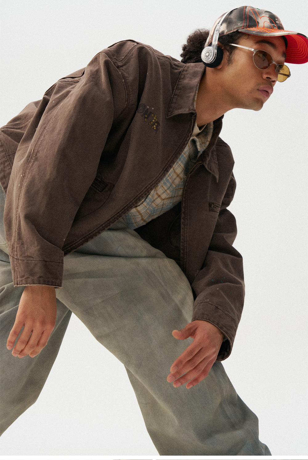 Куртка Nothomme Monterest Year of the Horse Limited Edition Vintage Washed Distressed Detroit Loose Fit Cropped Canvas Jacket