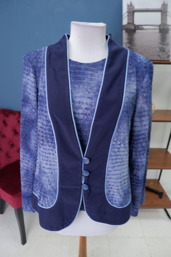 Жакет Левлада с топом 52 размер