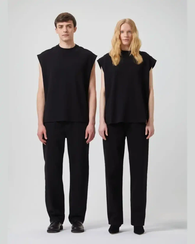 Джинсы Straight Fit черные