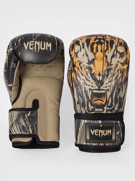 Перчатки боксерские Venum TIGER Black/Neo Orange