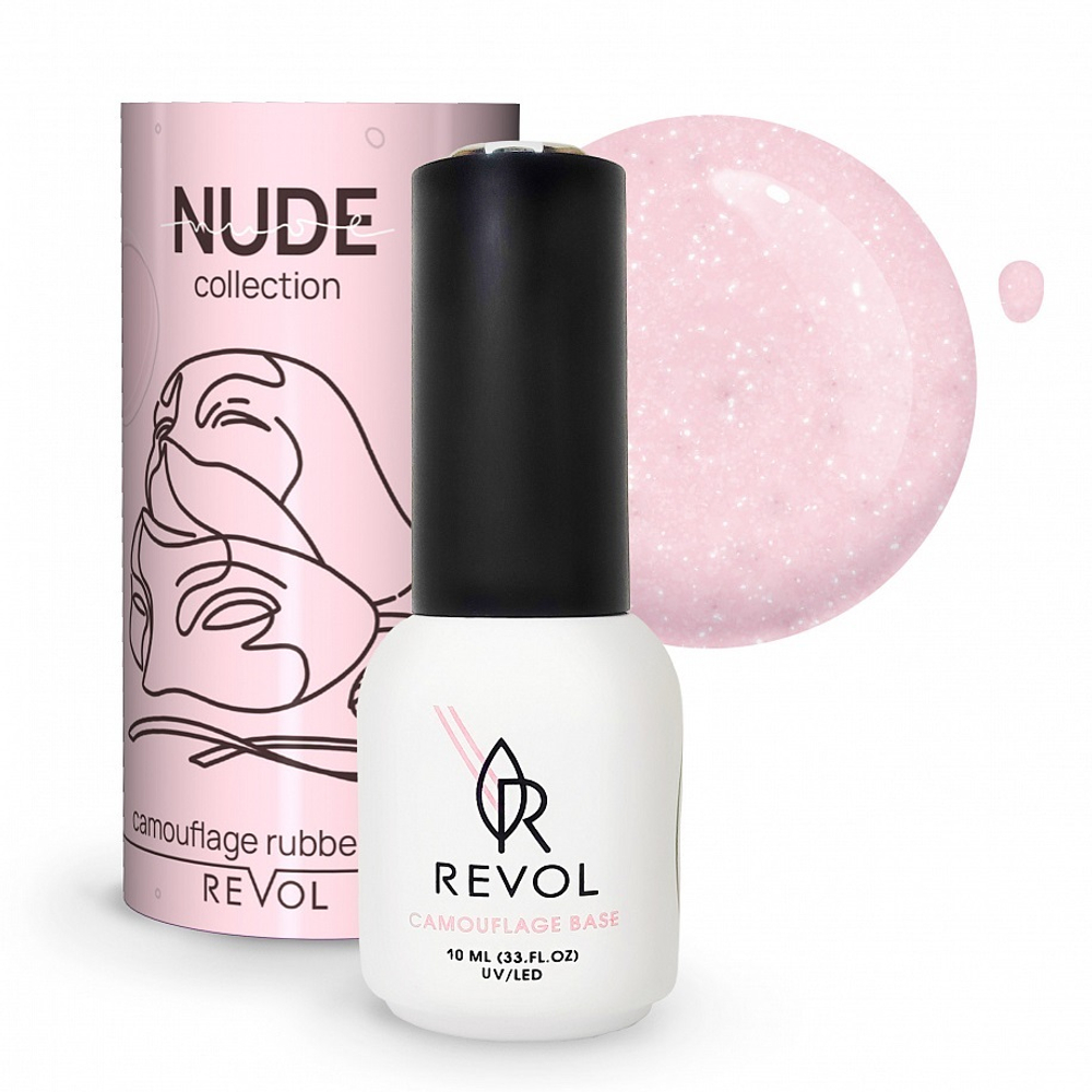 REVOL Камуфлирующая база Rubber "Nude" № 08 Fake it, 10мл
