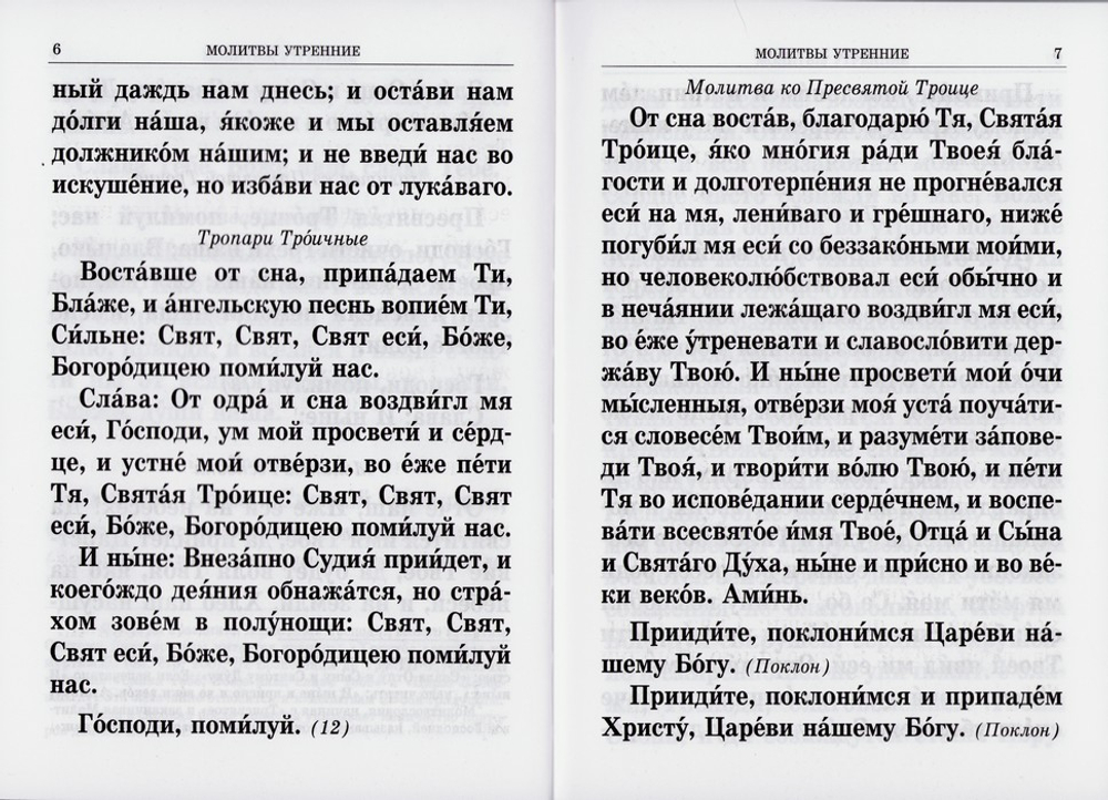Вонми гласу моления моего. Православный молитвослов. Крупный шрифт