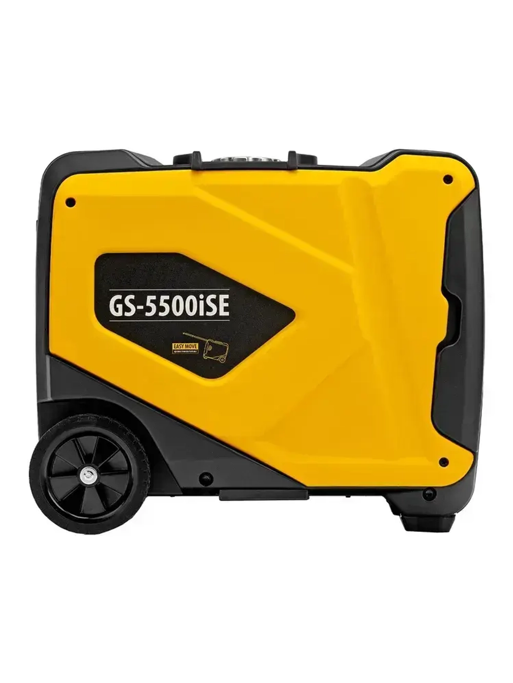 Генератор инверторный DENZEL GS-5500iSE, 5.5 кВт и 230 В, электростартер, 2 розетки и выход USB 5В, клеммы постоянного тока 12В и силовые клеммы, 94712