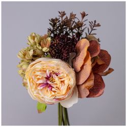 ЦВЕТОЧНАЯ КОМПОЗИЦИЯ ИЗ ПИОНОВ ДЛИНА=26СМ , ЦВЕТ БЕЛЫЙ МАЛ.УП.=24ШТ