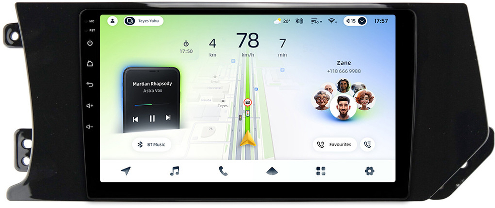 Магнитола для Haval F7, F7x 2018-2022 - Teyes CC4L монитор 9" IPS на Android 14, Snapdragon 662, CarPlay, 4G SIM-слот