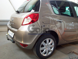 Фаркоп оцинкованный Galia R080A для Renault Clio хетчбек 2005-2012, 2012-(паспорт и сертификат в комплекте)(без электрики)