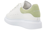 Alexander McQueen Alexander McQueen Oversize Sole Avocado Green Tail Cowhide thick-soled fashion sneakers Women's White Green