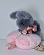 Кролик Тоша маленький (светлый графит)