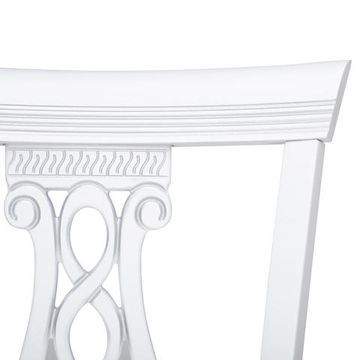 Стул Leset Юта Белый/Атина серебро