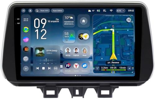 Магнитола для Hyundai Tucson 3 2018-2021 - Teyes CC4-PRO монитор 9.5" 2K QLED на Android 13, Быстрейшая, Snapdragon 778G, ИИ, CarPlay, DSP, 4G SIM-слот