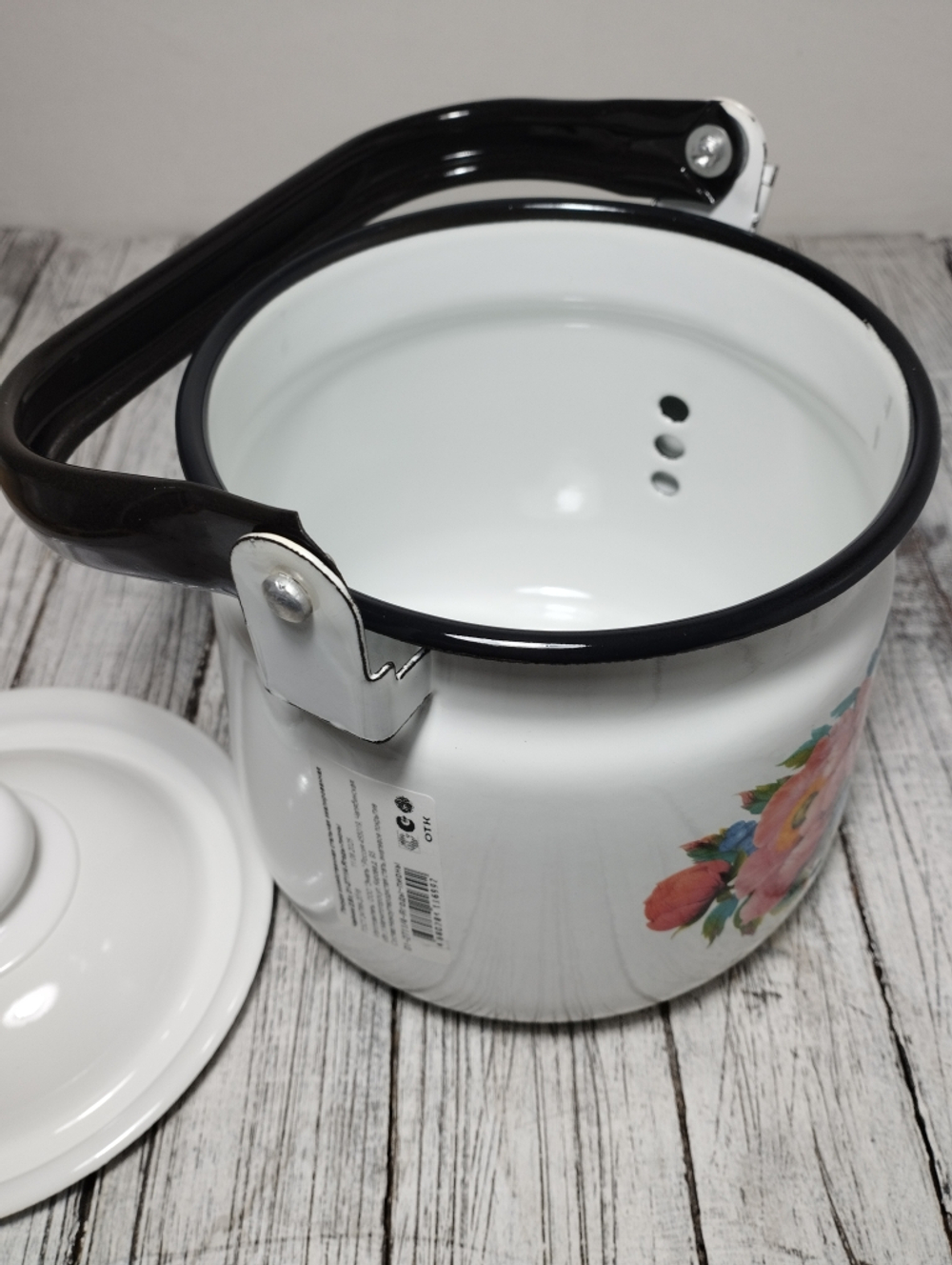 Чайник 2,5 л Декор 2711/4 Ягоды-пионы