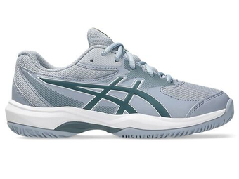 Детские Кроссовки теннисные  Asics Gel-Game GS - grey blue/ironclad