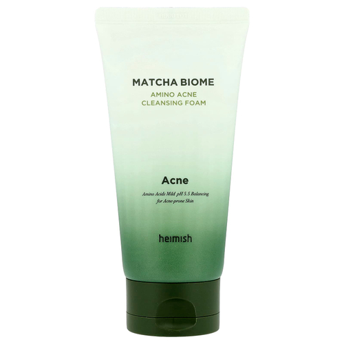 Heimish, Matcha Biome, очищающая пенка с аминокислотами, 150 г (5,29 унции)