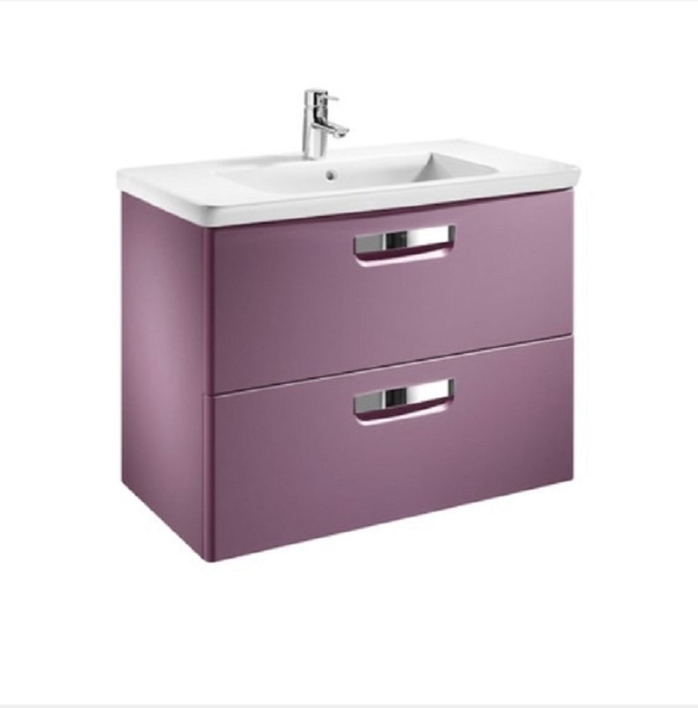 Тумба Roca Gap 80 ZRU9302740 фиолетовый с раковиной Gap 80х44 см 7327470000