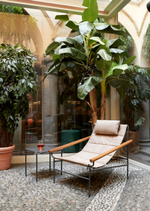 Кресло лаунж металлическое с подушкой Scab Design Dress Code Glam Outdoor, антрацит, бежевый