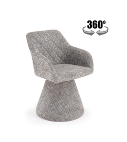 Стул HALMAR K603 серый, поворотный