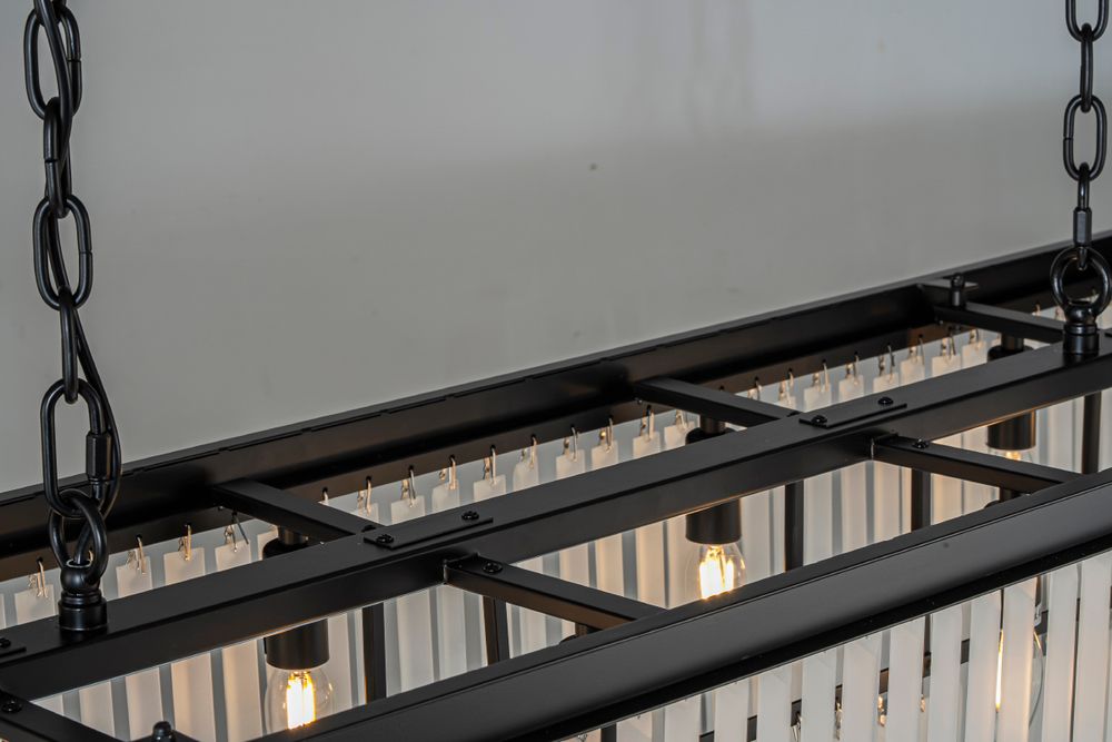 Люстра Odeon 12C/P black/frost