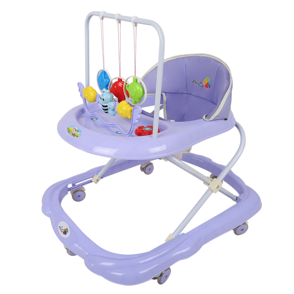 Ходунки "BUGGY C", 6 силиконовых колес, муз. (Alis) (фиолетовый)