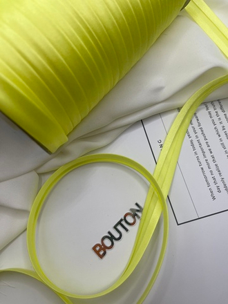 Косая бейка "Gamma" GK-12P 11 - 12 мм №105 лимон