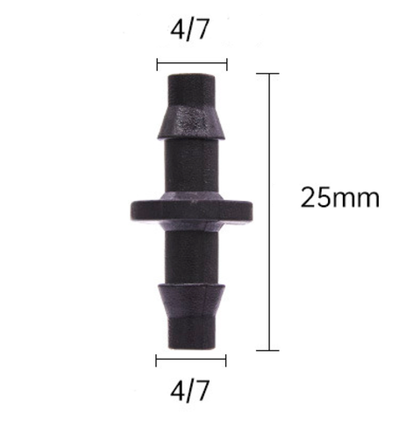 Штуцер соединительный 4/7 - 4/7, 20 штук.