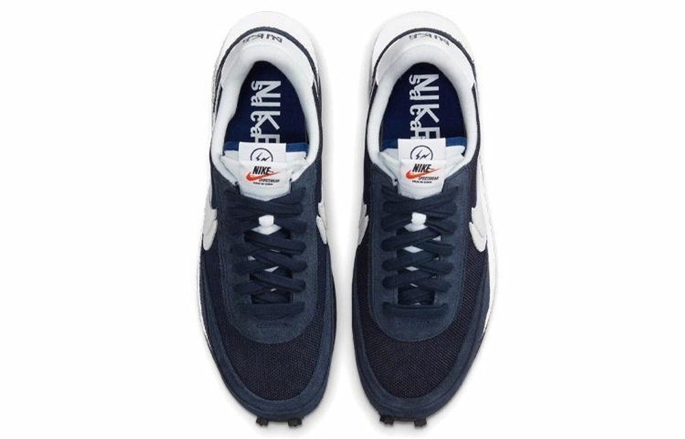 Кроссовки Fragment Design X Sacai X Nike Ldwaffle "Blackened Blue"