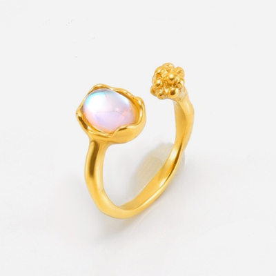 Кольцо Moon stone