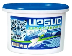 Шпатлевка для стен и потолков готовая ИРБИС 3,5 кг универсальная