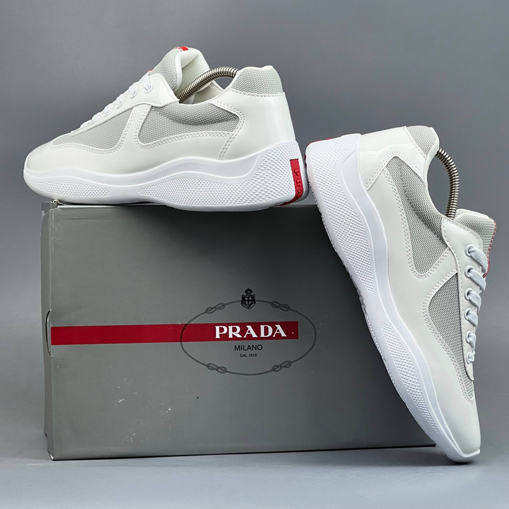 Кроссовки Prada #648 (бел.)