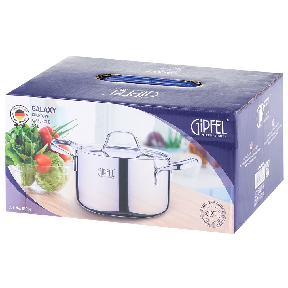 Кастрюля из нержавеющей стали Gipfel Galaxy 51967 16 см/1,9 л