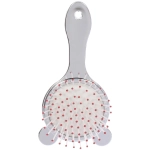 Расческа массажная детская зеркальная «ЛАВАНДА», мишки, микс 4 цвета, 7*16см (блистер Ultramarine)