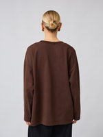 Лонгслив оверсайз из 100% хлопка