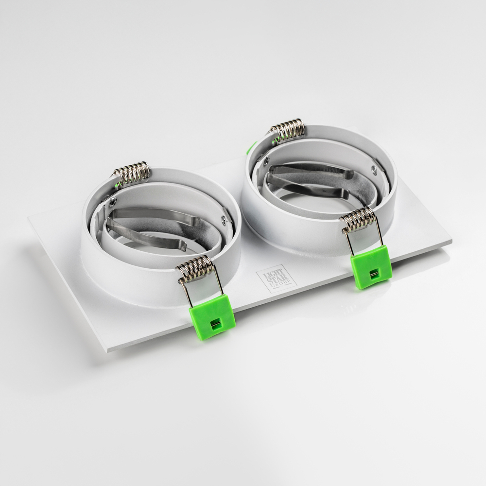 011616 Светильник SINGO BASE Quad X2 MR16 БЕЛЫЙ