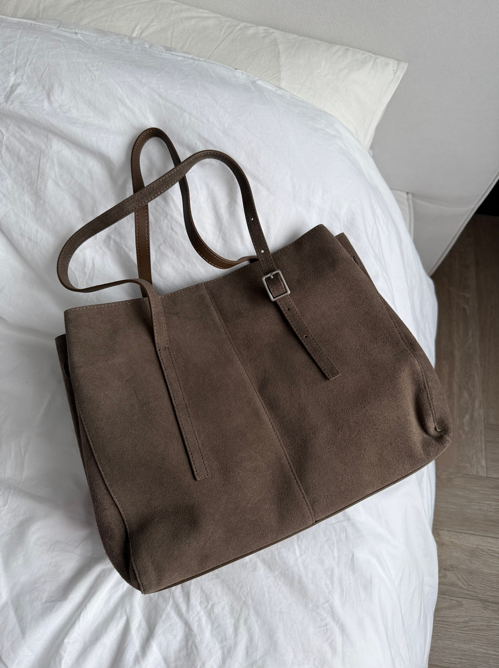 Сумка из натуральной замши