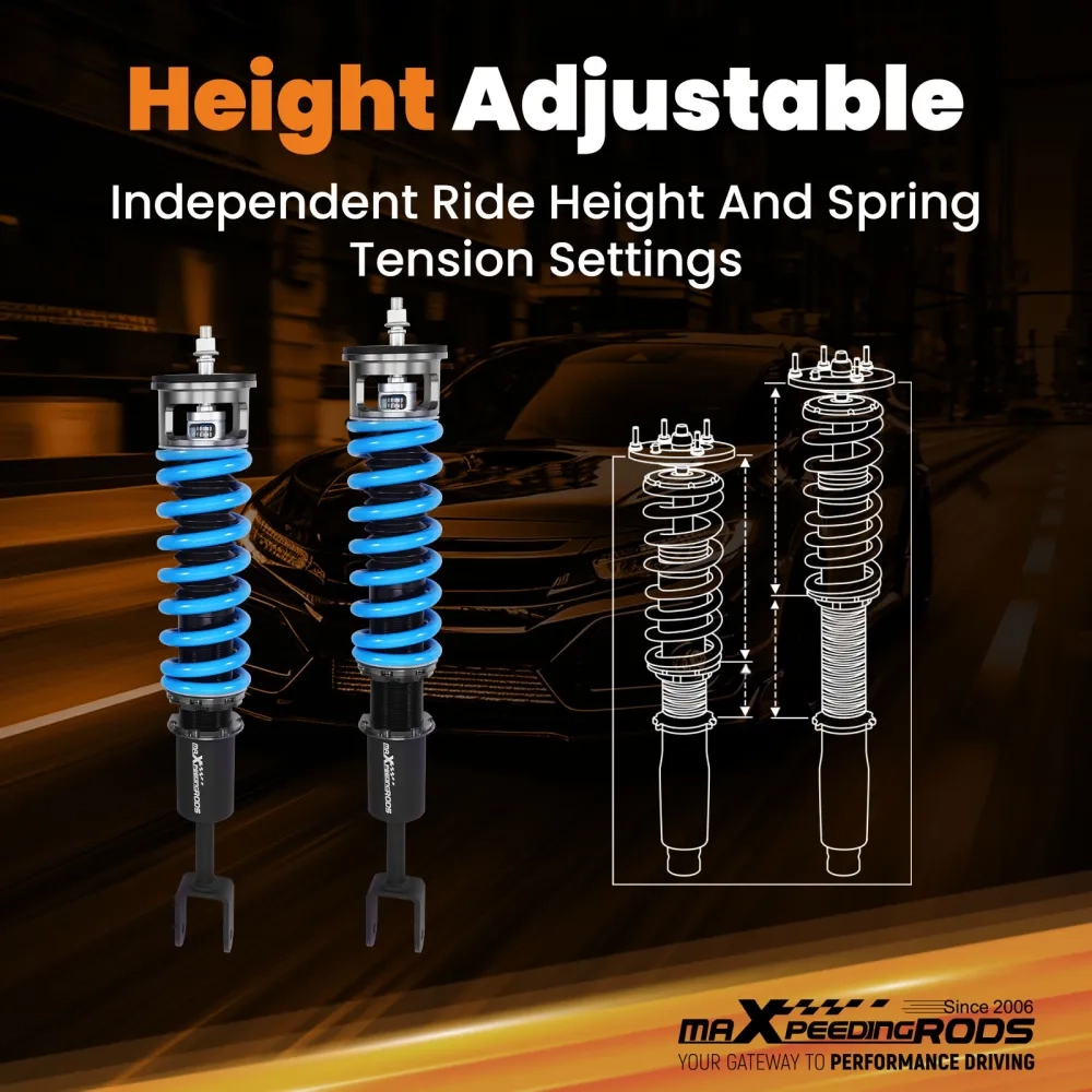 MaXpeedingrods T6 COILOVER Lowering Kit подходит для автомобиля AUDI A6 (C6) Compatible for FWD 2005–2011