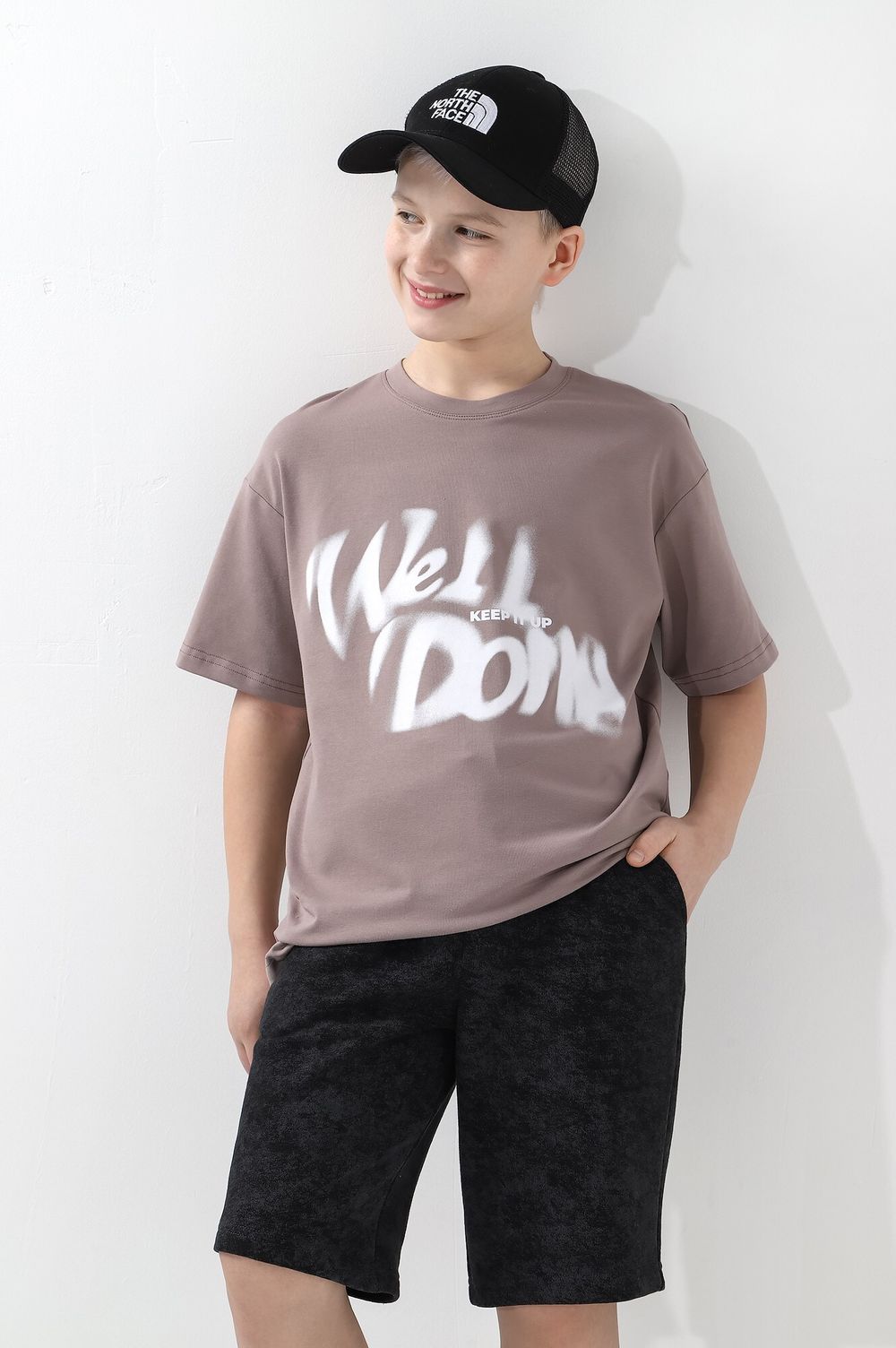 Фуфайка (футболка) для мальчика  Леон-3 Виотекс БЕЖЕВЫЙ