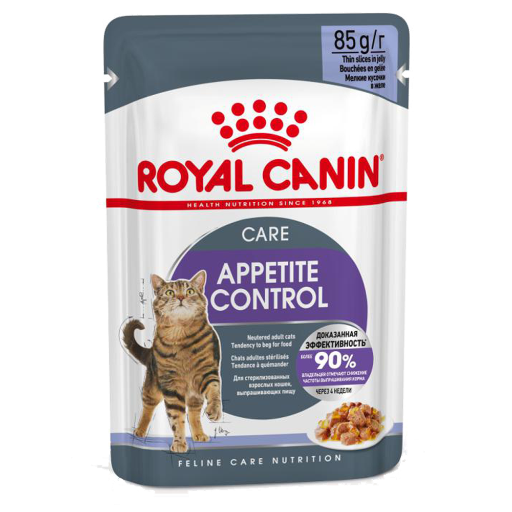 Роял Канин Appetite Controle Care кошка/желе 85гр.