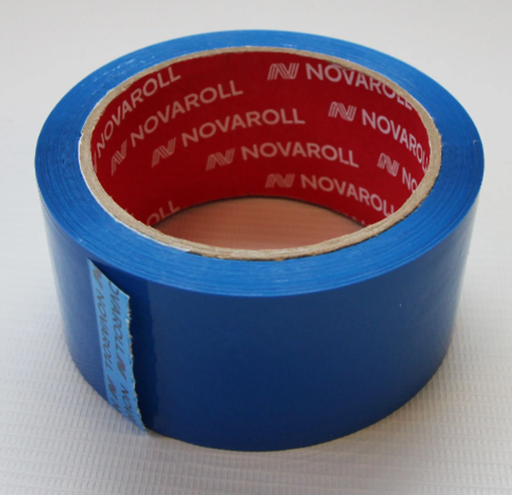 Скотч 48мм* 66м, 40 мк. NOVAROLL Синий 228син