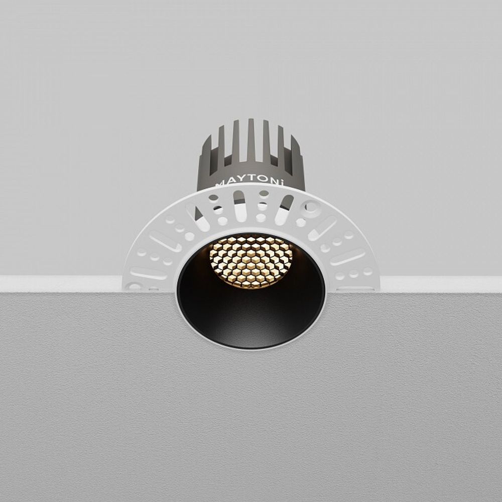 Встраиваемый светильник Maytoni  DL119-10W-3K-TRS-B