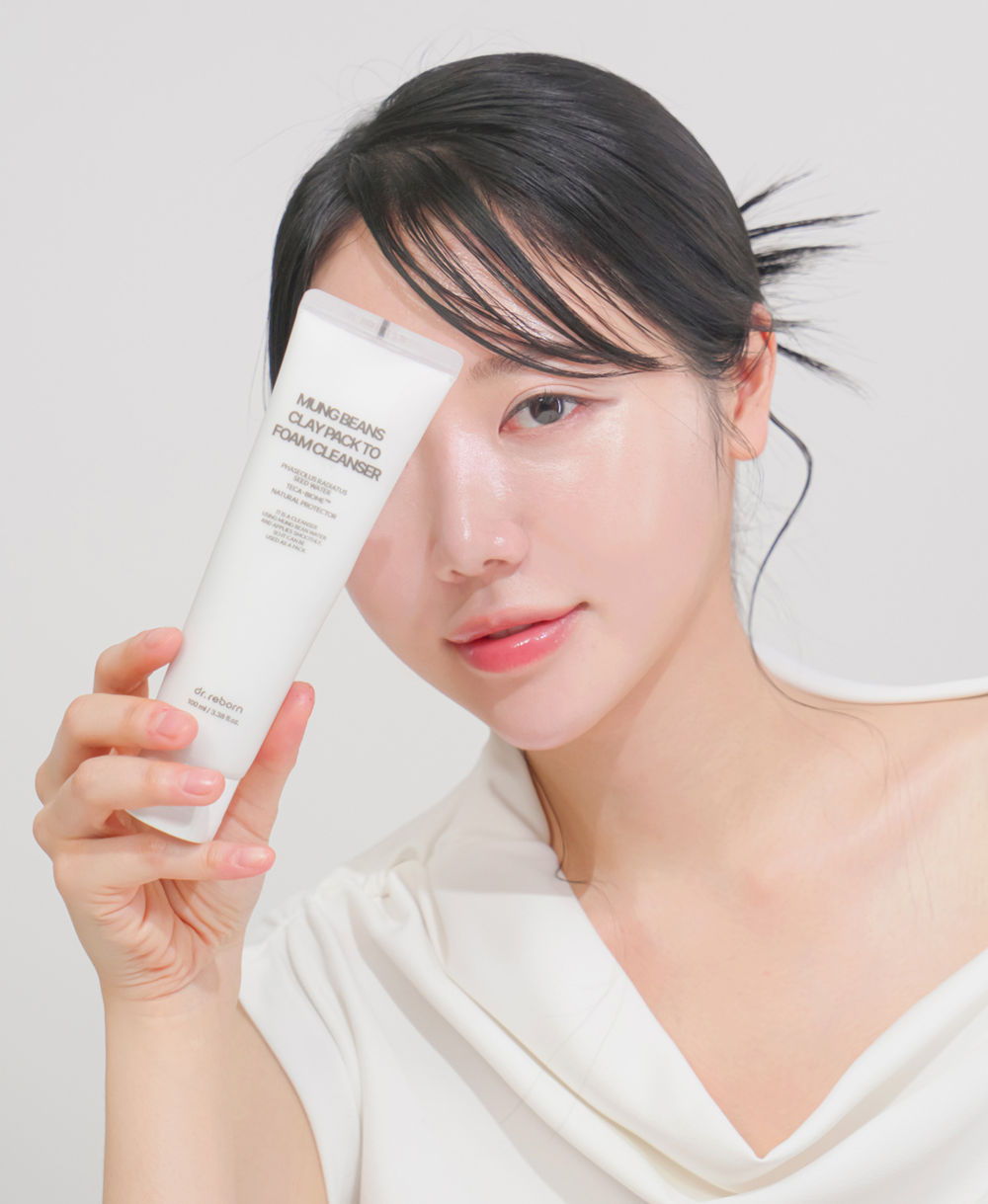 Dr.Reborn Mung Beans Clay Pack To Foam Cleanser очищающее средство с глиной и бобами маш
