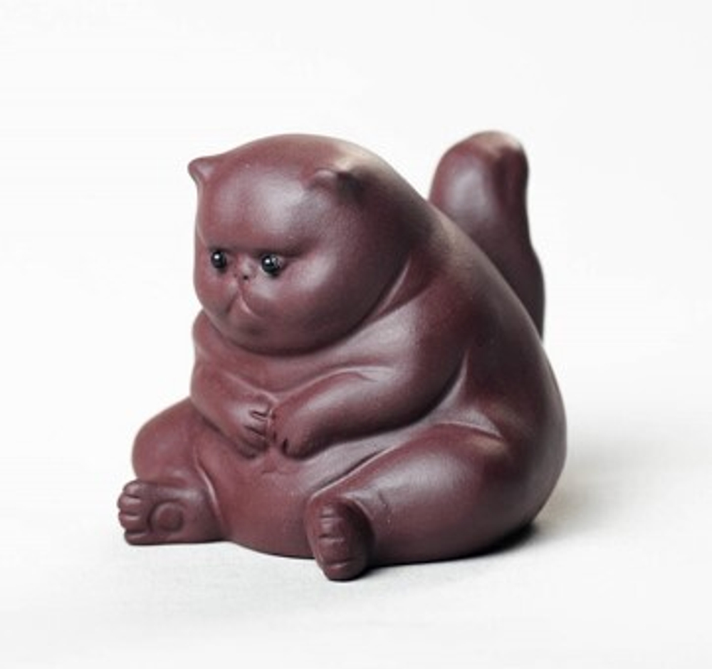 316021 Фигурка "Кот "Жиробарсик", h=7см, керамика