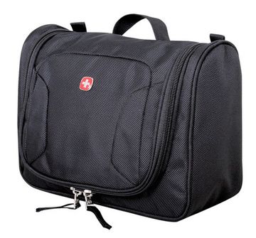 Несессер WENGER  «TOILETRY KIT»,  дорожный, чёрный, 27х11х22 см