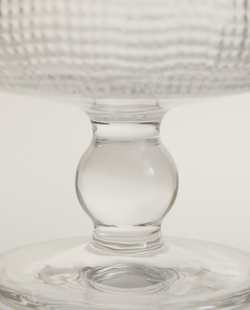 Zara Home бокал из стекла, цвет прозрачный, 12 см