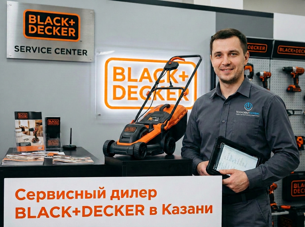Ремонт газонокосилки Black+Decker в Казани